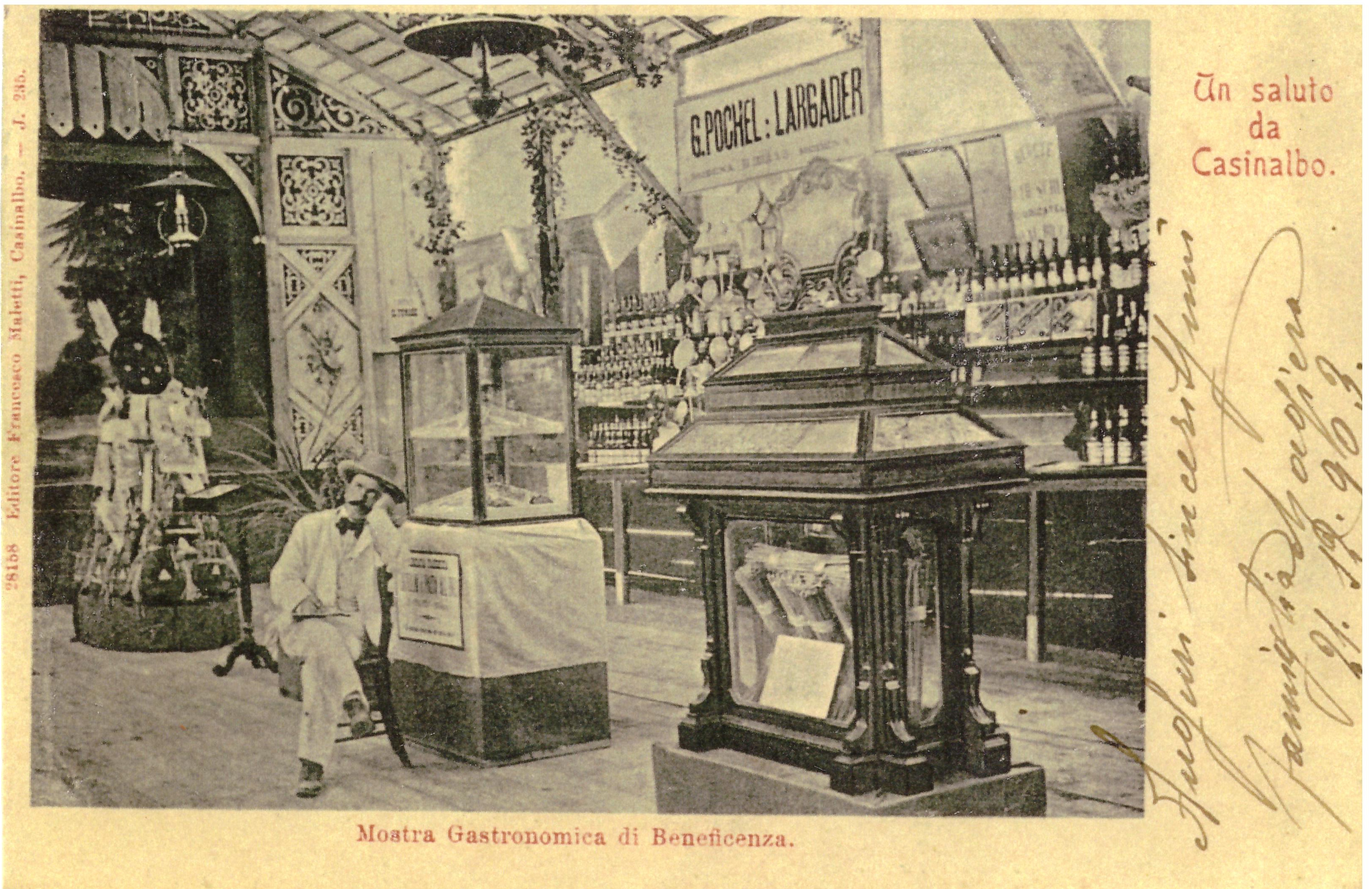 La mostra fu allestita in un padiglione appositamente costruito dal falegname Franchini.