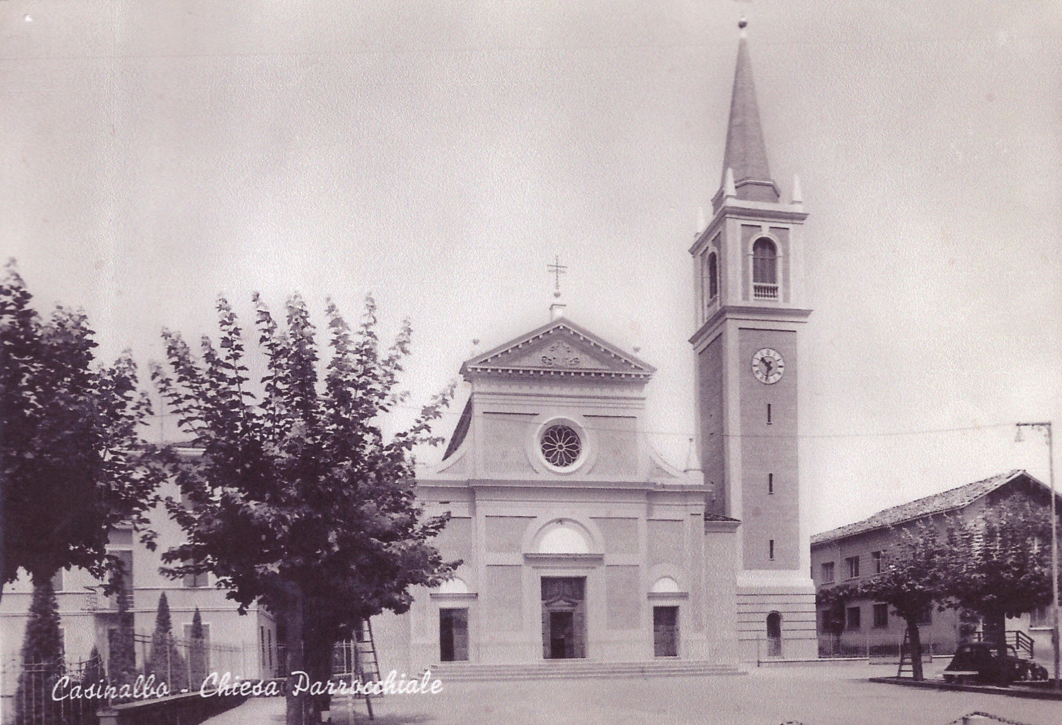 Il campanile costruito nel 1960. Il campanile costruito nel 1960.